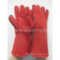 Red Cow Split Welder Safety Gloves Dlw615